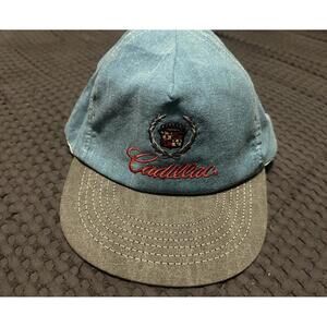 Vintage 1980’s / 1990’s Cadillac Strap Back Adjustable Baseball Hat Excellent